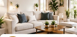 Illustration of a clean home